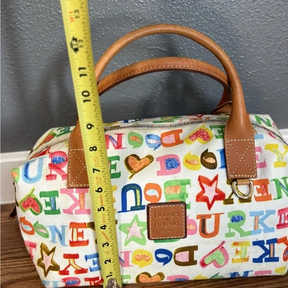 Dooney & Bourke Multicolor Canvas Satchel - Picture 6 of 13